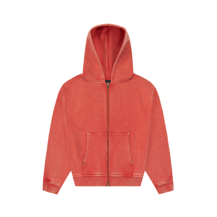 Experiments Five Disterssed Zip Hoodie