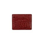 Experiment Five Croc Leather Cardholder