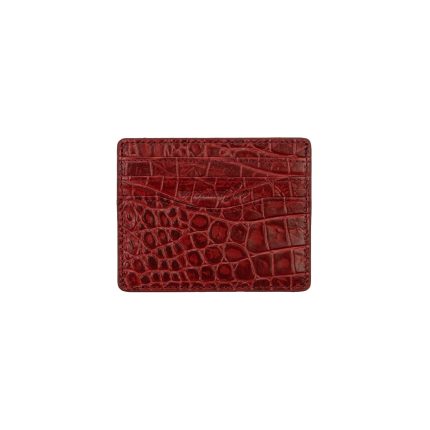 Experiment Five Croc Leather Cardholder