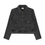 Experiment Five Denim Jacket Washed Black