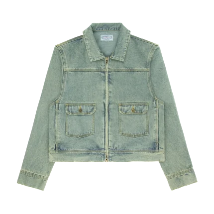 Experiment Five Denim Jacket Washed Blue