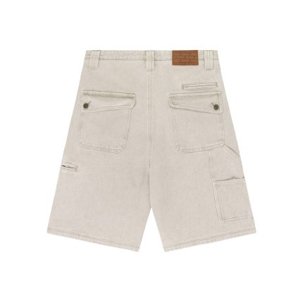 Experiment Five Double Knee Carpenter Shorts Stone