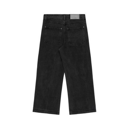 Experiment Five Double knee Denim Jeans Black