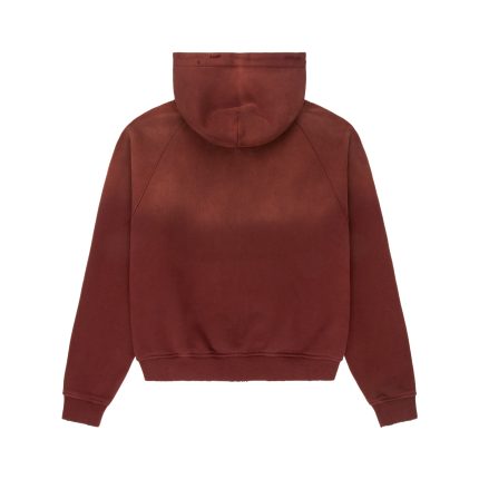 Experiment Five Henley Hoodie Red