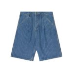 Experiment Five Pinstripe Shorts Blue
