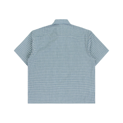 Experiment Five Plaid Button Shirt Blue