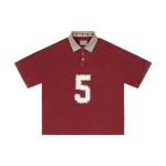 Experiment Five Raglon Polo Red