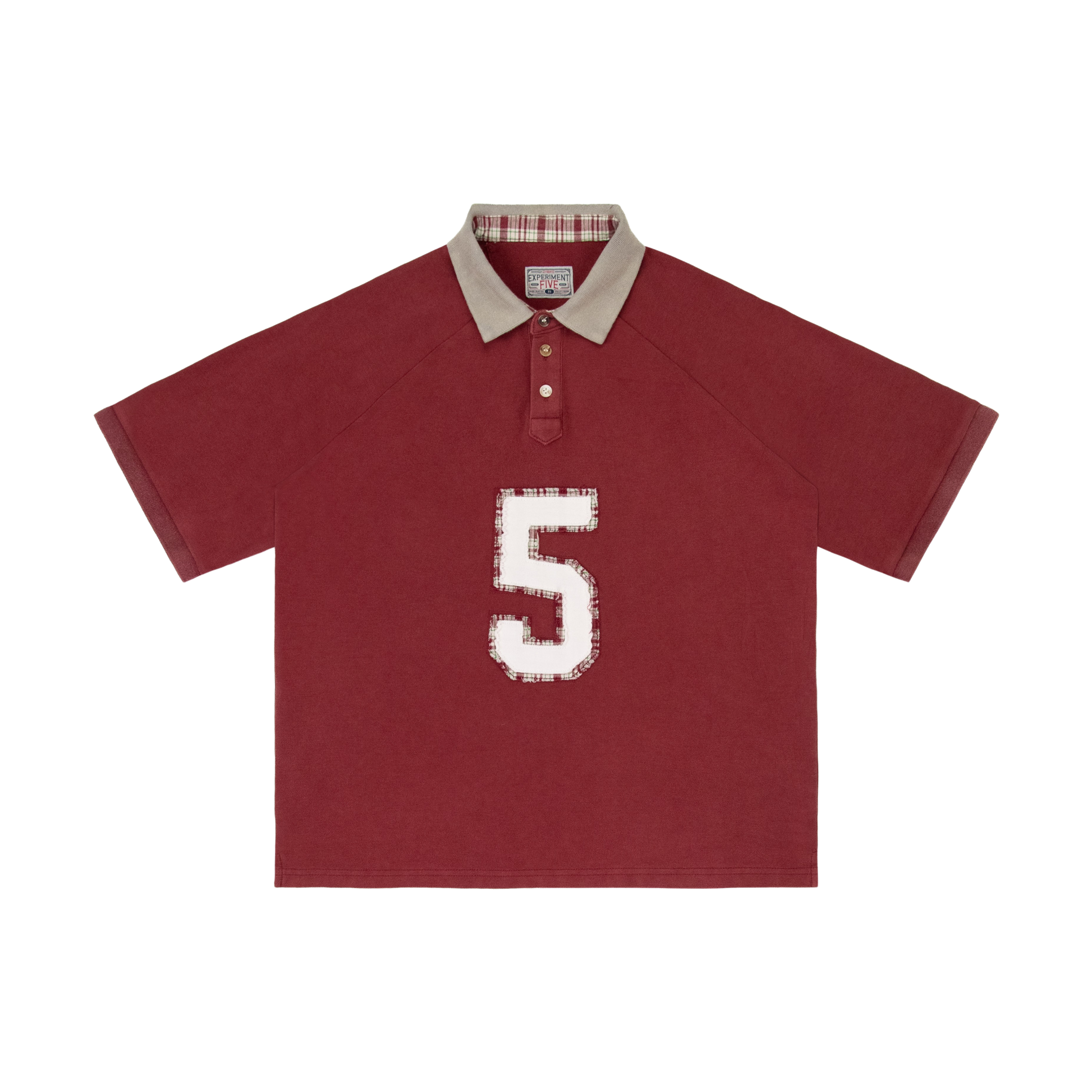 Experiment Five Raglon Polo Red Experiment Five Raglon Polo Red