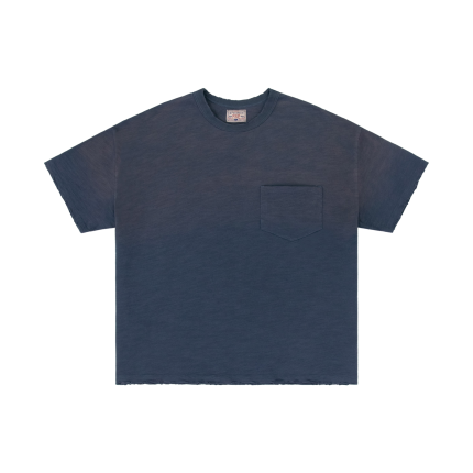 Experiment Five Slub Pocked Tee Navy