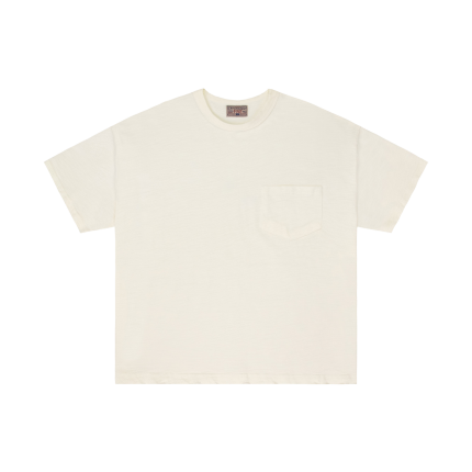 Experiment Five Slub Pocked Tee White