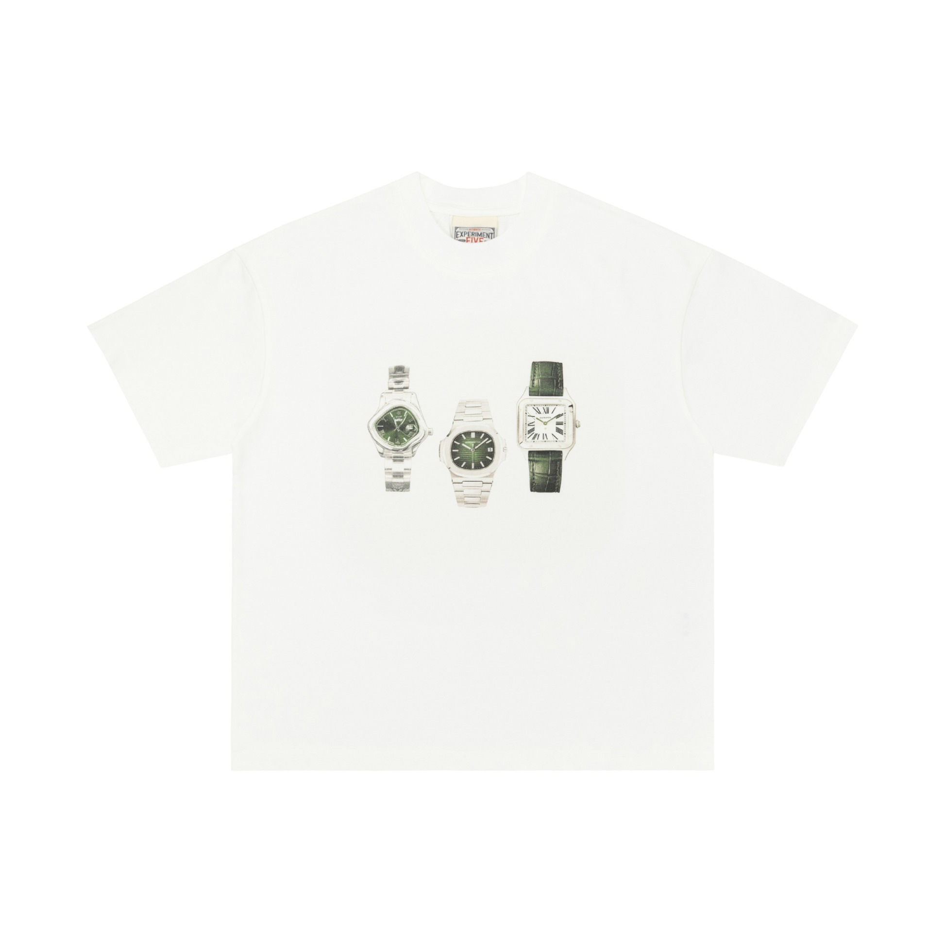 Experiment Five Watch Tee White Experiment Five Watch Tee White