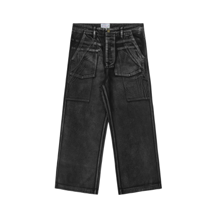 Experiment Five Waxed Denim Jeans