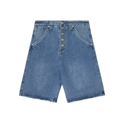 Experiment Five Workman Denim Shorts Blue