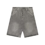 Experiment Five Workman Denim Shorts Washed Grey